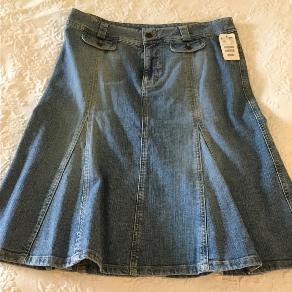 H&M Denim skirt size 12 NWT vintage bohemian